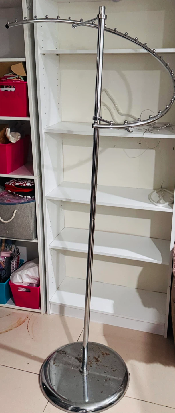 Chrome Rotating Scarf or Accessory Display Stand - photo 5