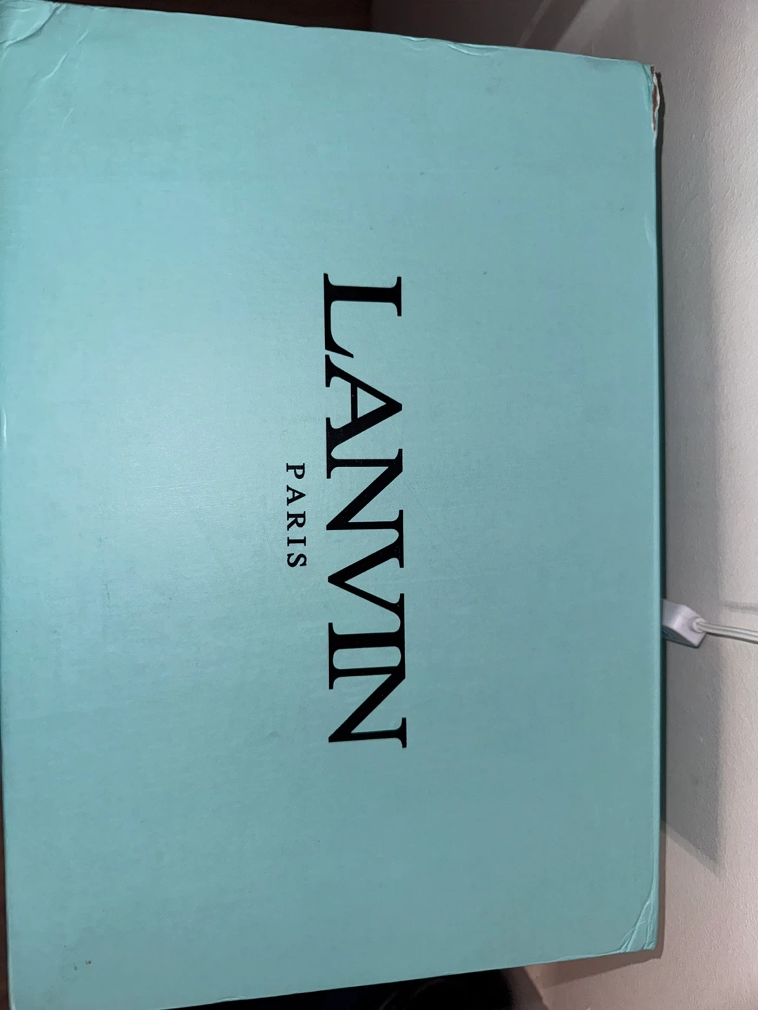 Lanvin Paris Sneaker Box and Dust Bag