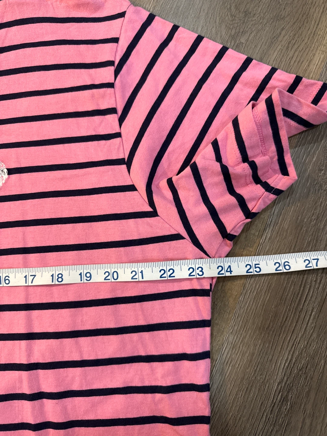 U.S. Polo Assn. Pink Striped V-Neck T-Shirt XL - photo 5