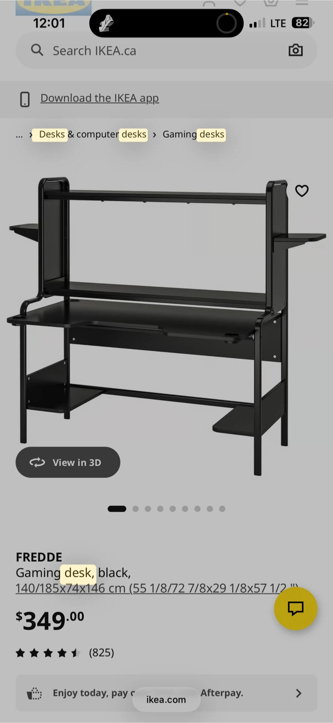 IKEA FREDDE Gaming Desk - photo 2