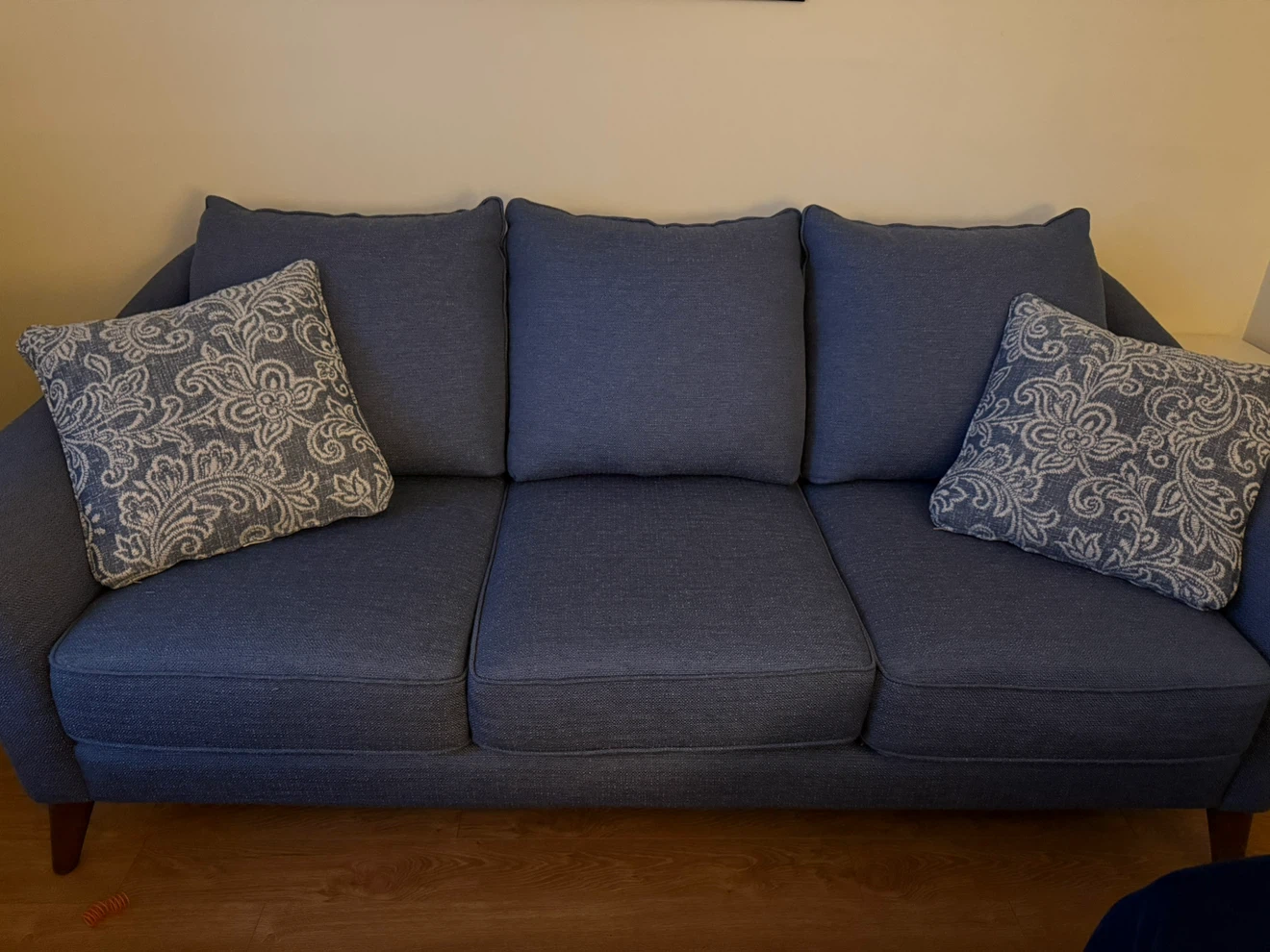 Sofa Eden 3 places bleu - photo 3
