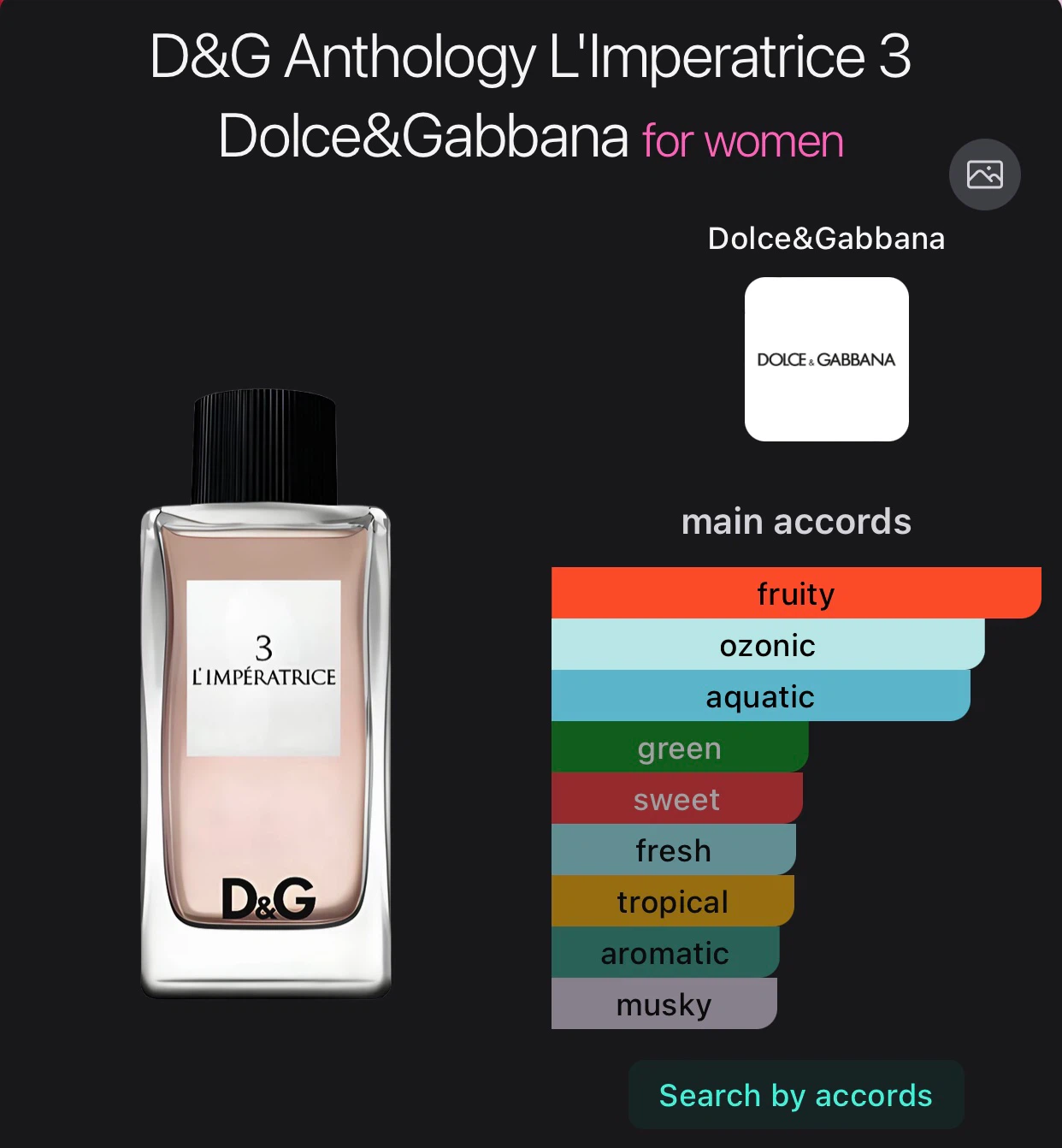 D&G perfume No 3 - photo 3