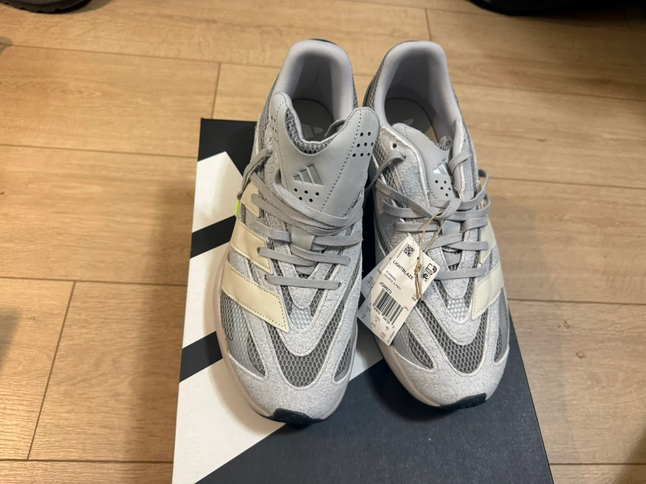 Adidas Lightblaze Running Shoes - Grey - Size 13