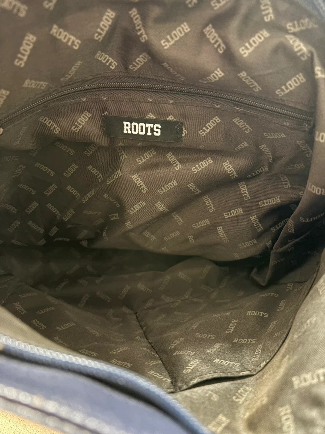 Roots Deep Blue Vegan Leather Hobo Bag - photo 3