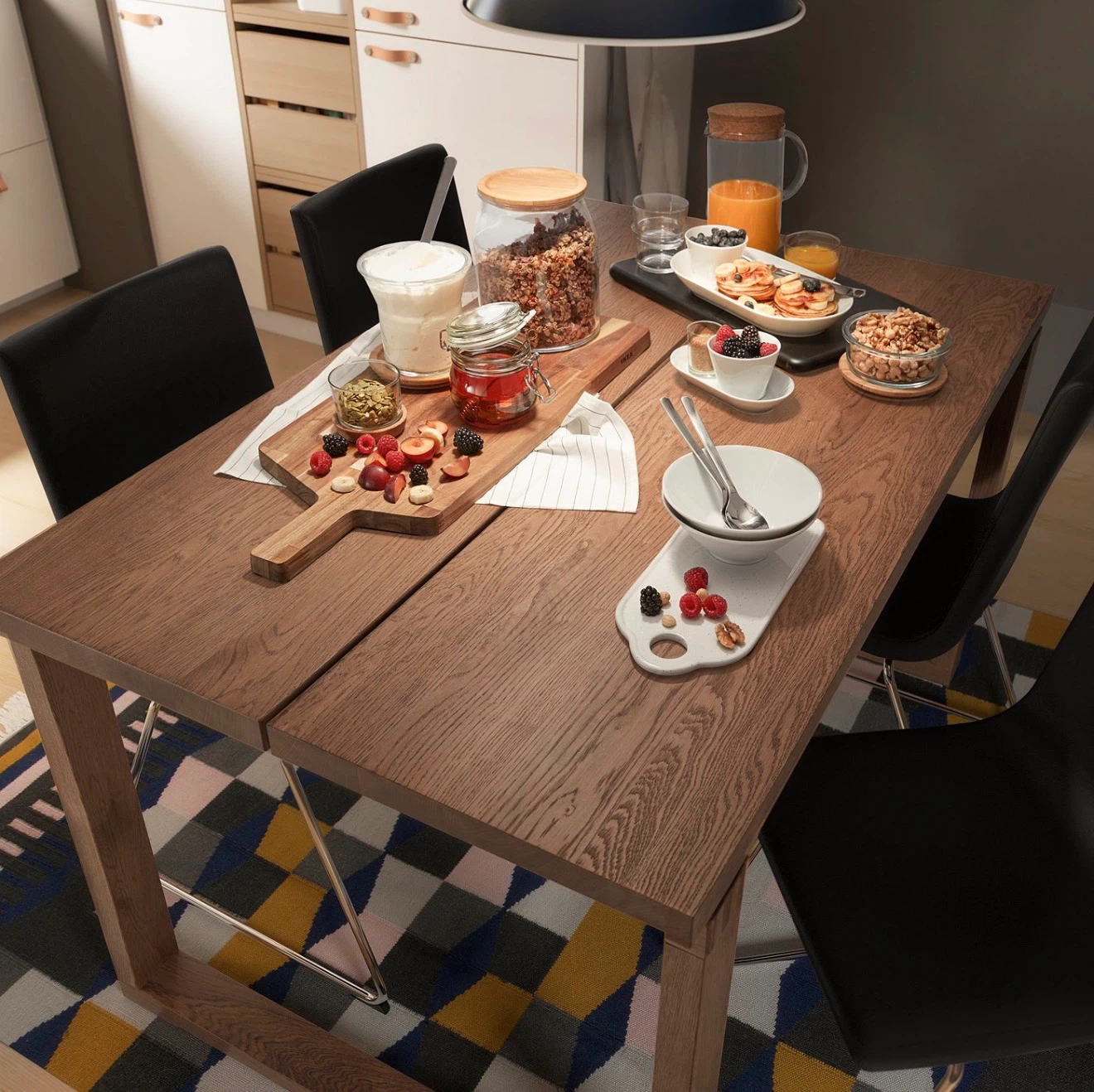 Wooden Dining Table - IKEA Morbylanga - photo 5