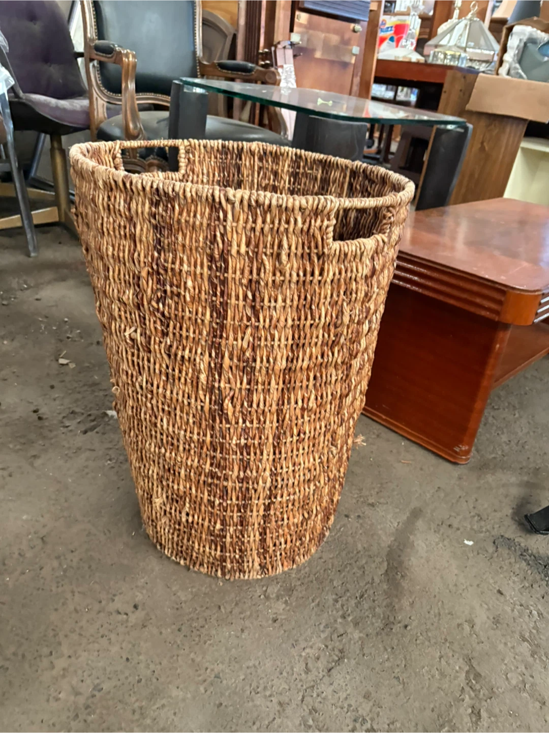 Woven Basket with Handles