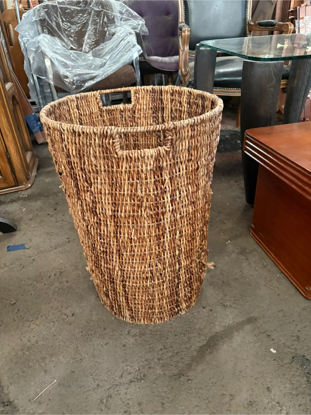Woven Basket with Handles - photo 2