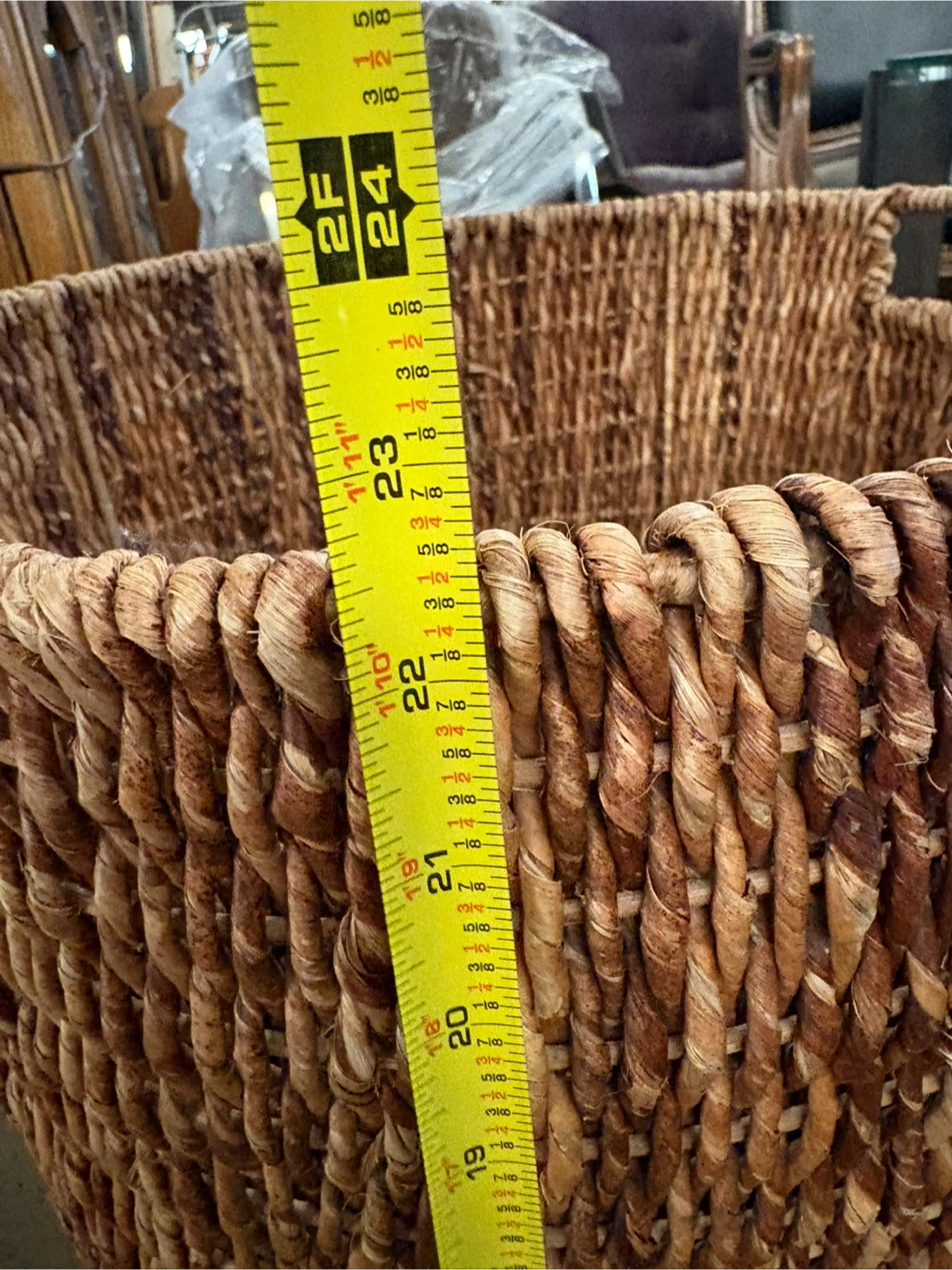 Woven Basket with Handles - photo 5
