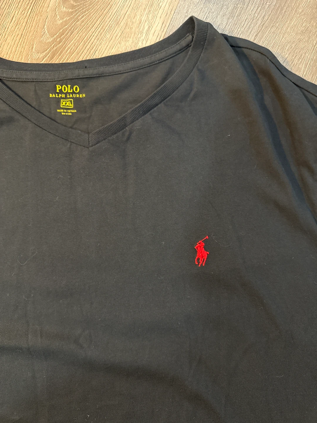 Polo Ralph Lauren Black V-Neck T-Shirt XXL - photo 2