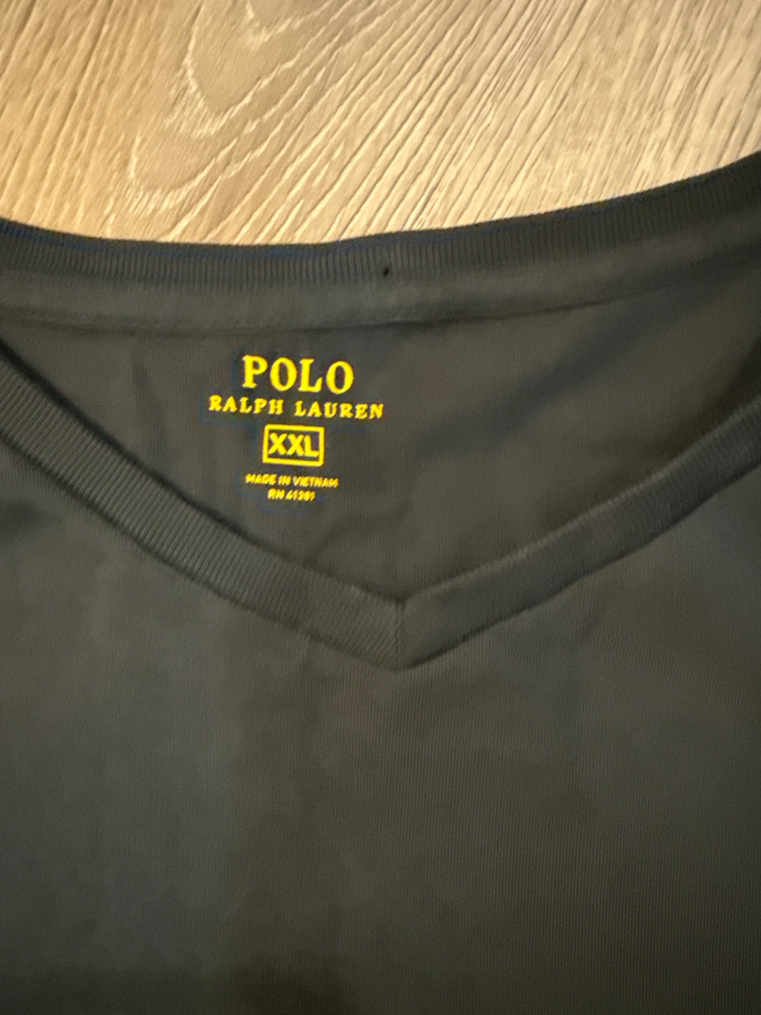 Polo Ralph Lauren Black V-Neck T-Shirt XXL - photo 3