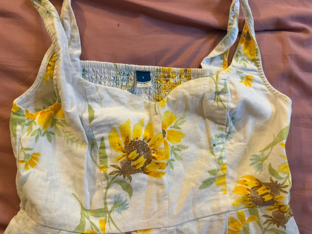 Old Navy Sunflower Print Maxi Dress Size S - photo 2