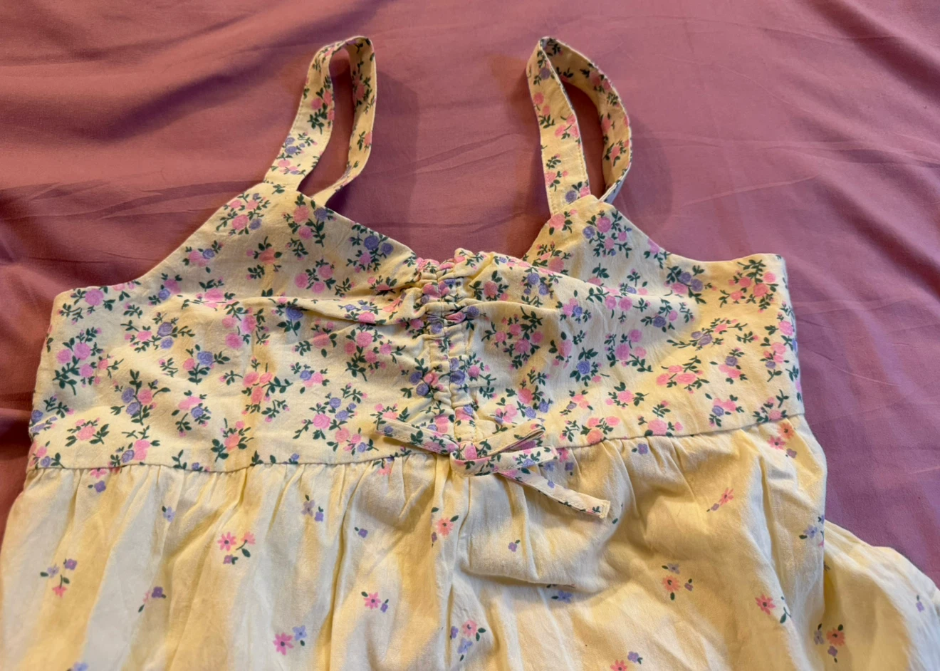 Cat & Jack Floral Tiered Maxi Dress XL (14) - photo 4