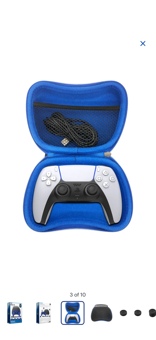 PS5 Controller Carrying Case with Thumbstick Grips