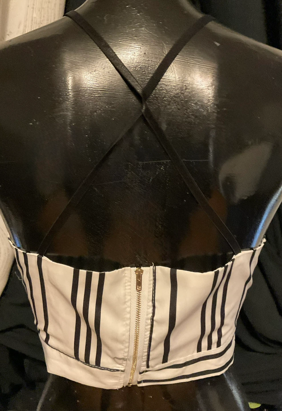 Zaful Striped Crop Top - photo 3