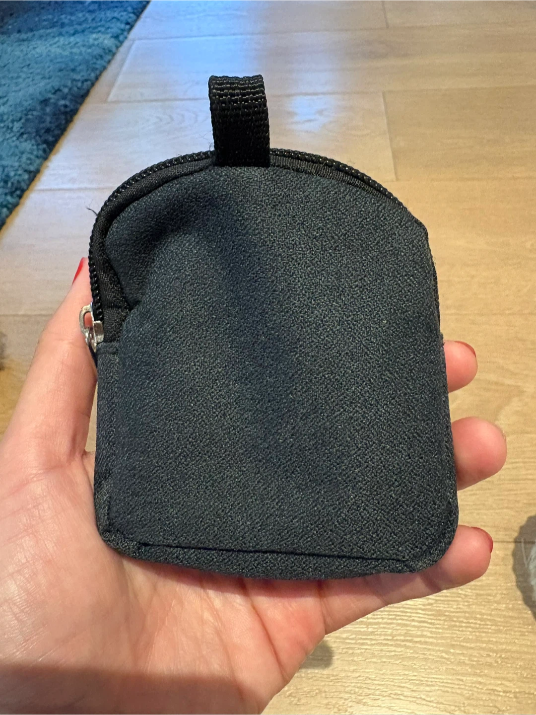 Dog treat pouch -  Black Zippered Pouch