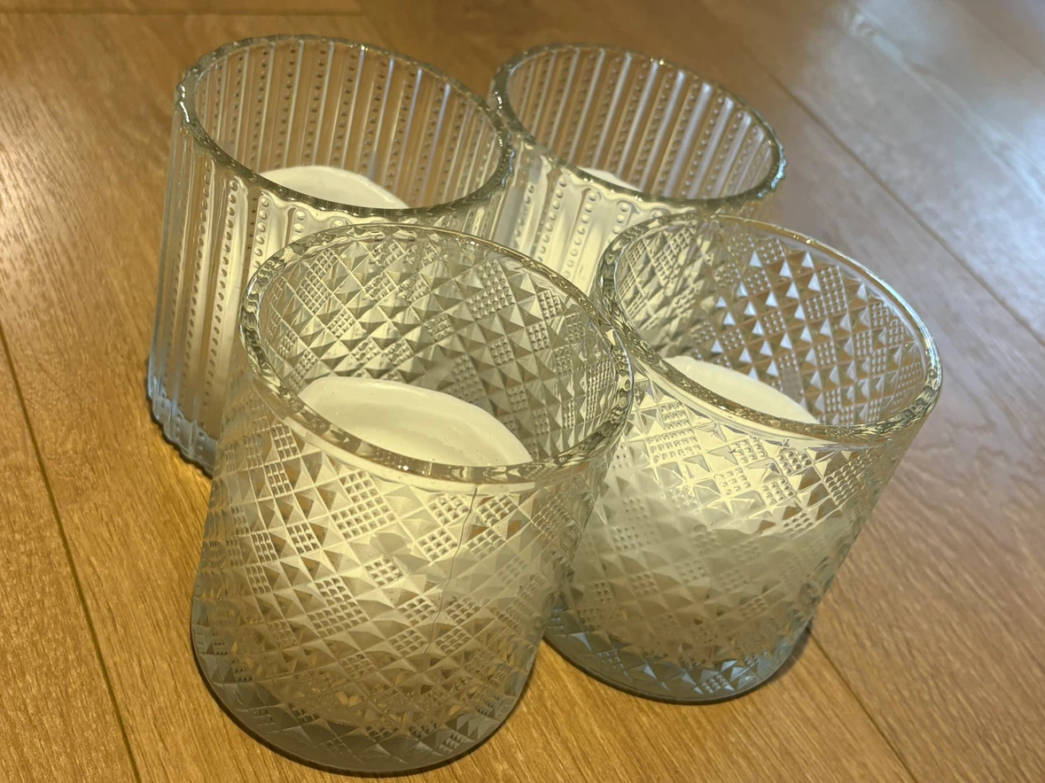 Set of 4 Glass Candle Holders - photo 4
