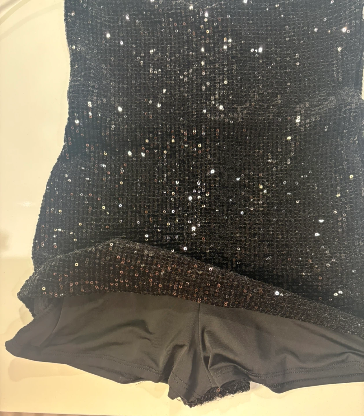 Windsor Black Sequin Strapless Romper - photo 2