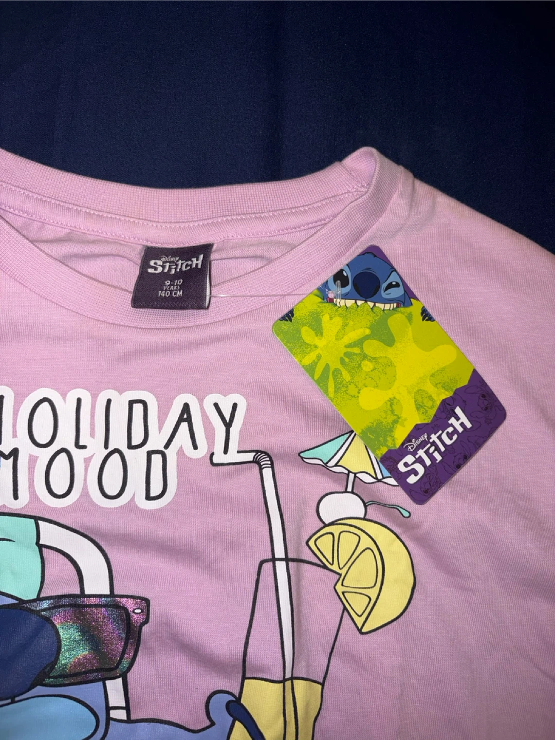 New Stitch Graphic crop top T-Shirt- 9-10years - photo 3
