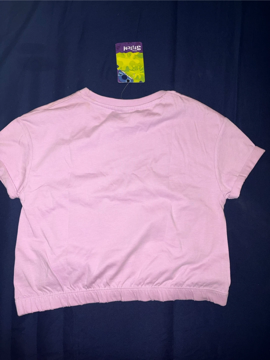 New Stitch Graphic crop top T-Shirt- 9-10years - photo 4