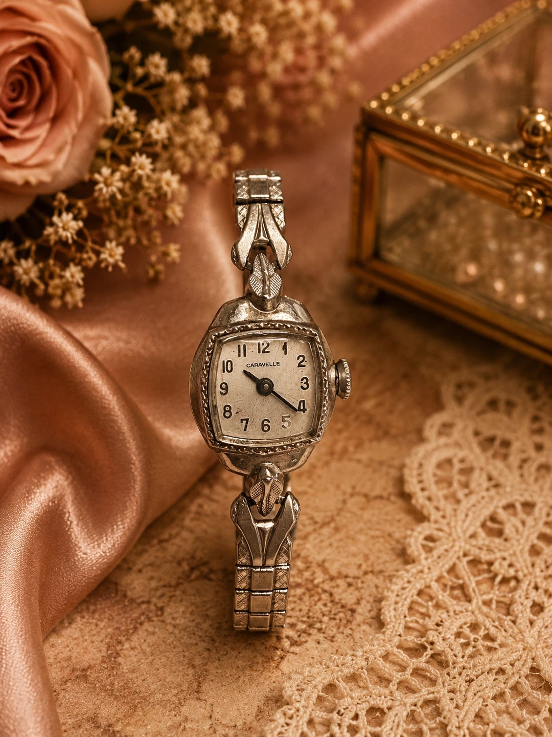 Caravelle Vintage Women's Watch - Gold Tone - photo 4
