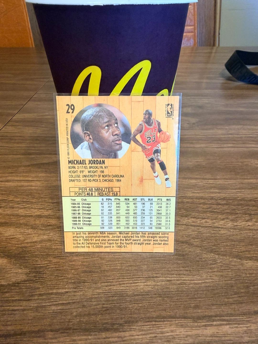 1991 Fleer Michael Jordan All-Star Team NBA CARDS - photo 5