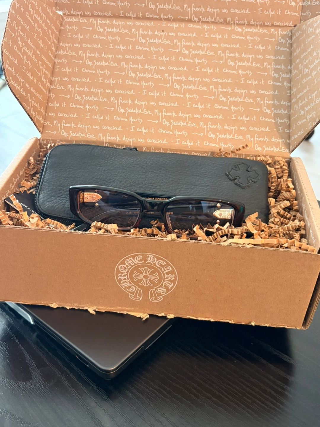 Chrome Hearts Sunglasses with Case and Cloth - photo 2
