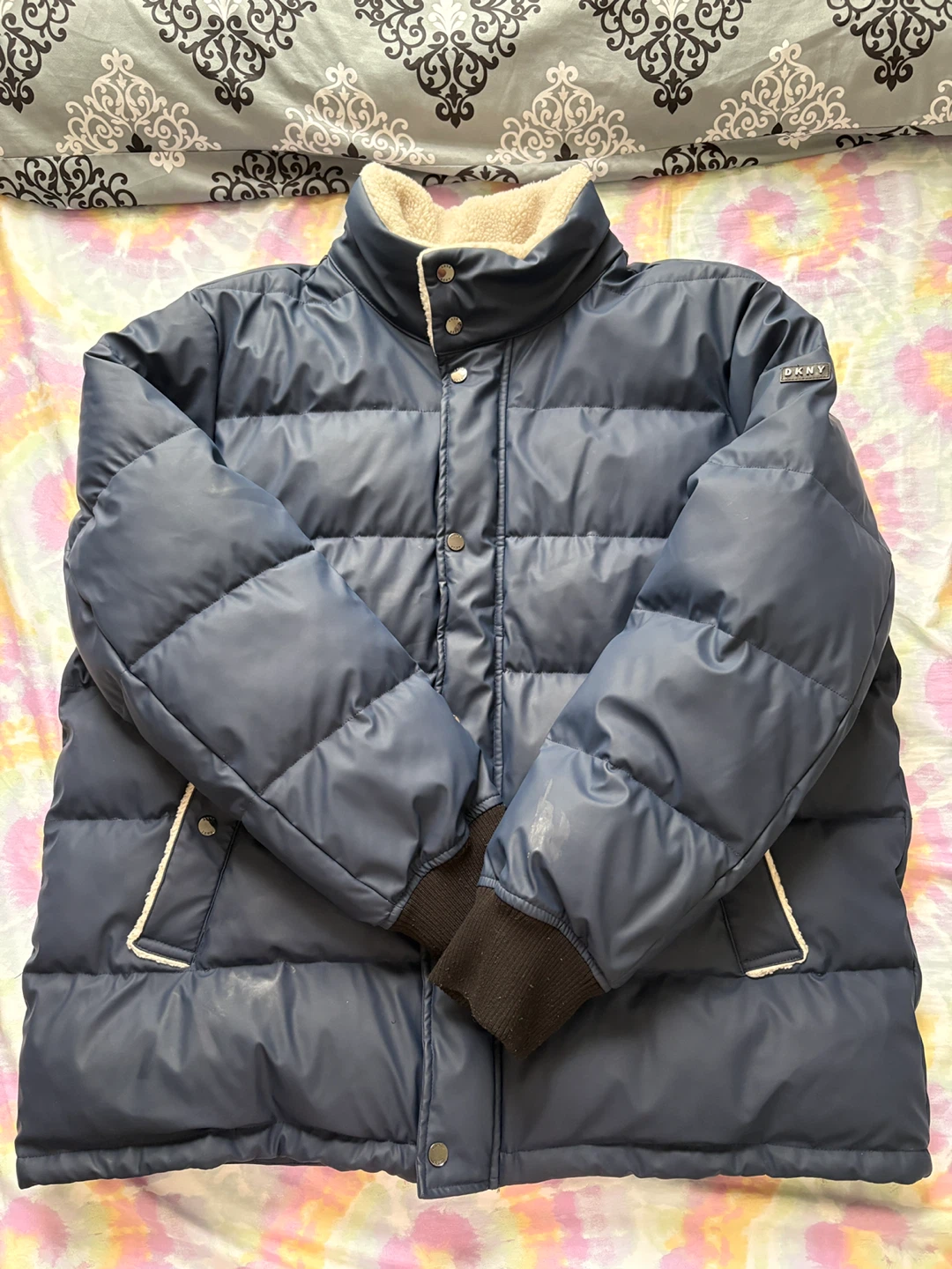 DKNY Puffer Jacket with Sherpa Collar - XXL - photo 2