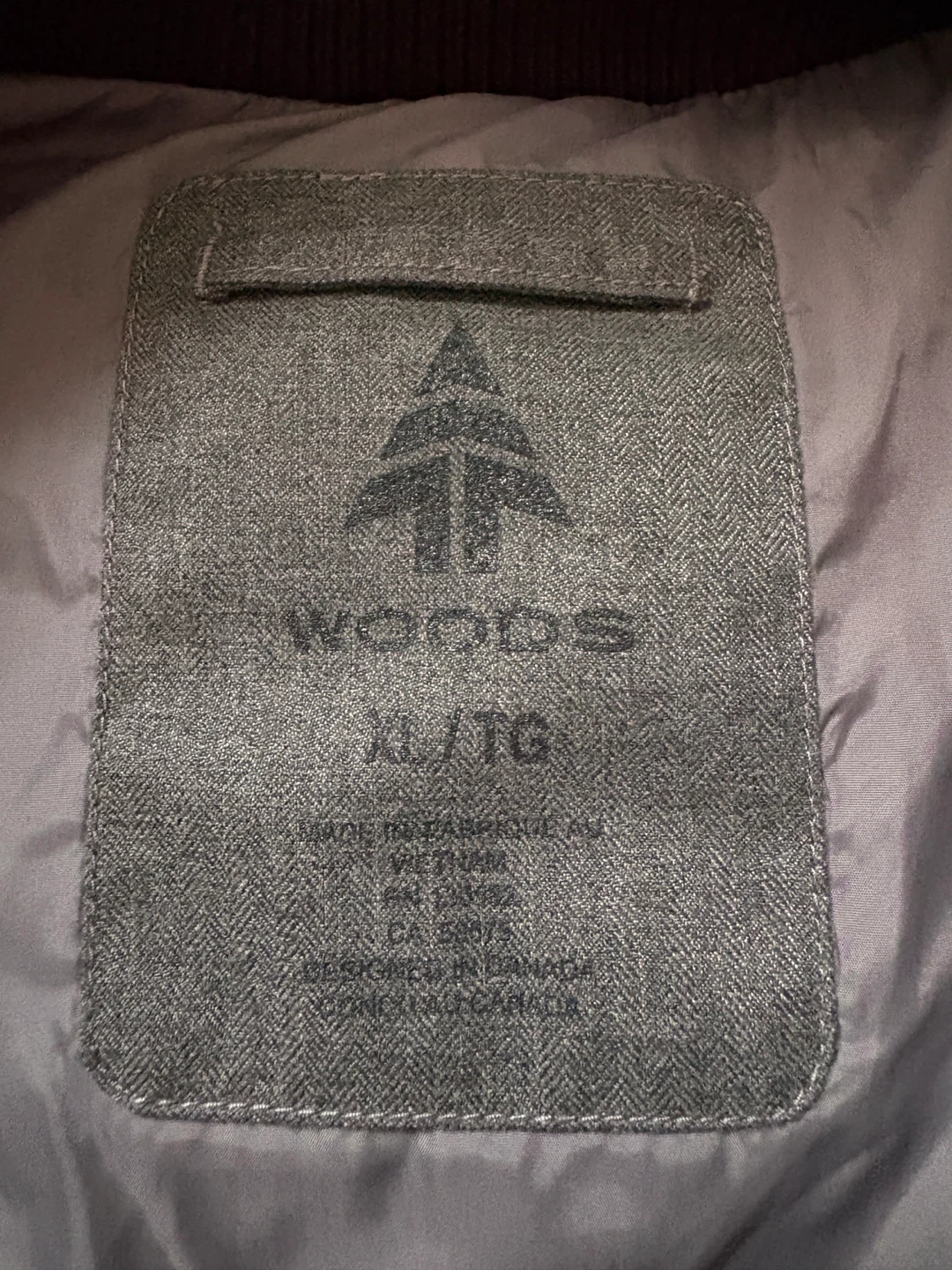 Woods Puffer Parka Coat XL/TG