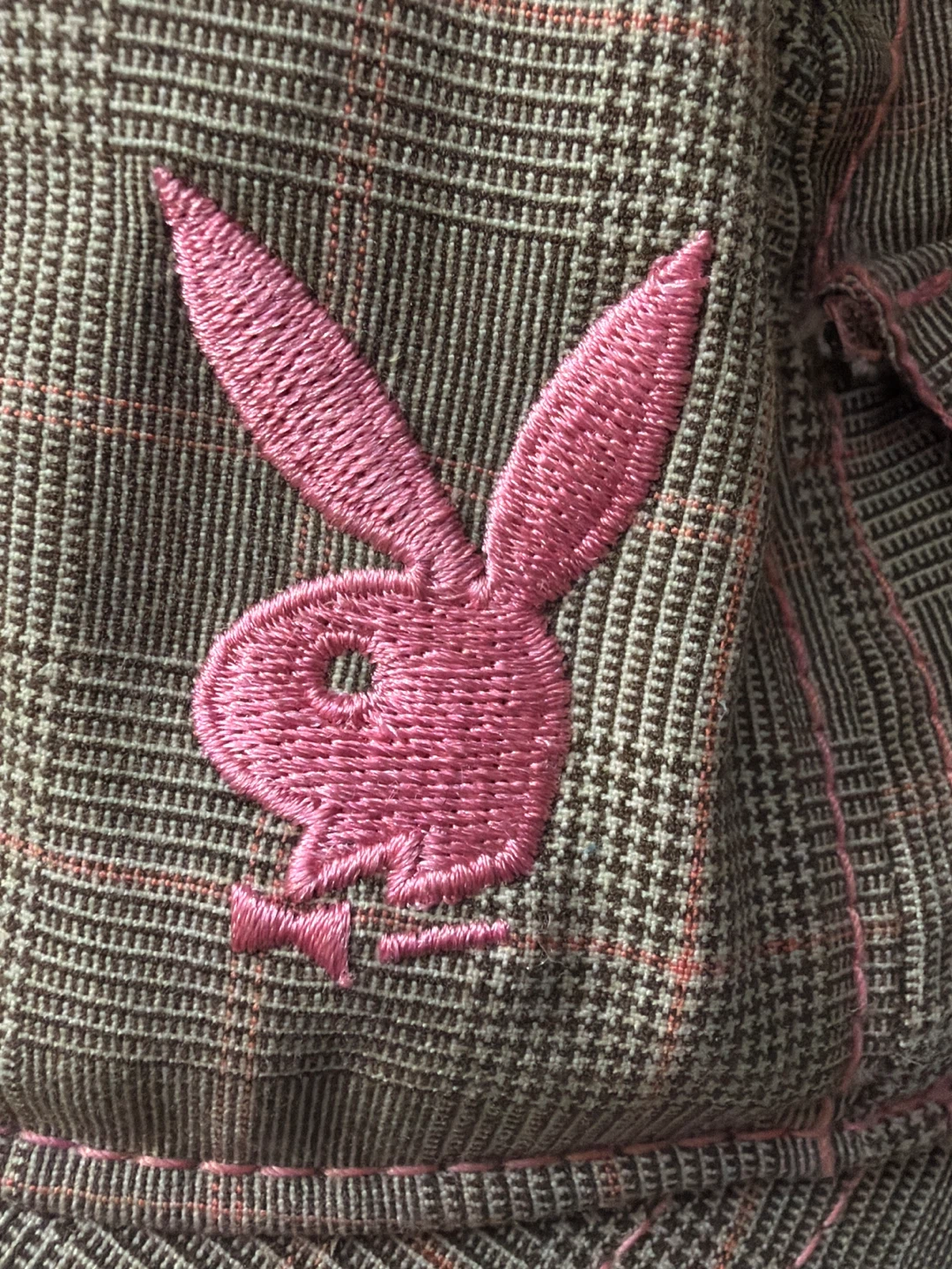 Playboy Plaid Baseball Cap SMALL - photo 3