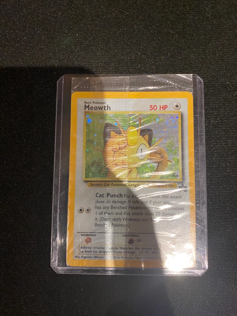 Meowth promo SEALED SWIRL