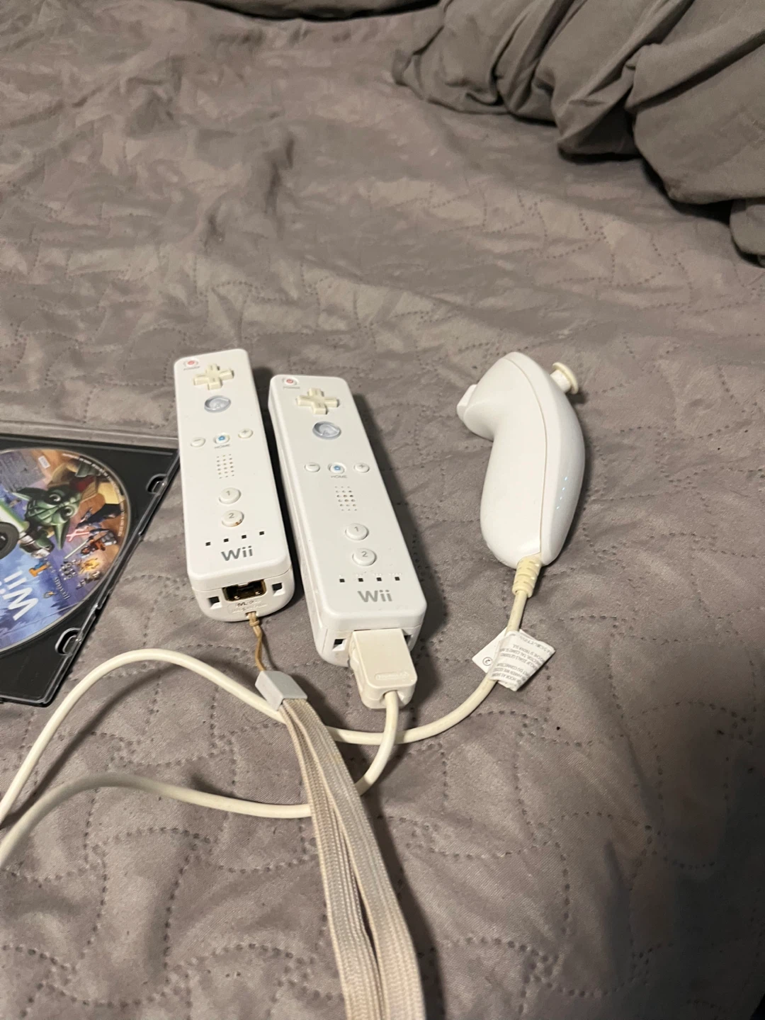 Nintendo Wii Console with Wii Star Wars  Game - photo 3