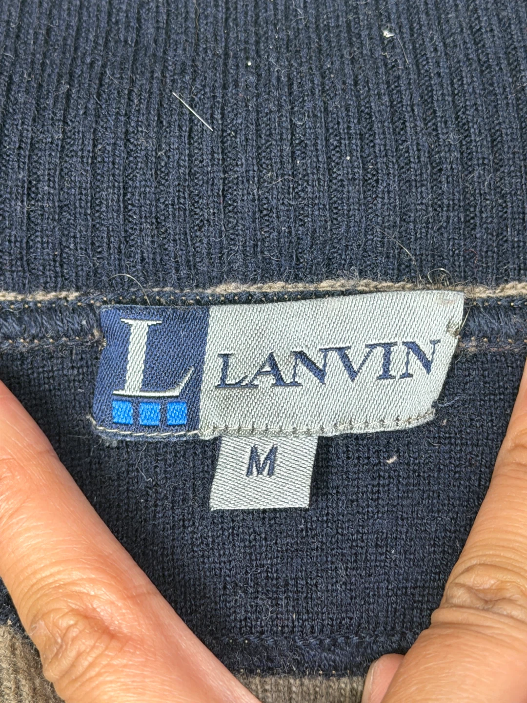Lanvin 1/4 Zip Sweater - Medium - photo 5