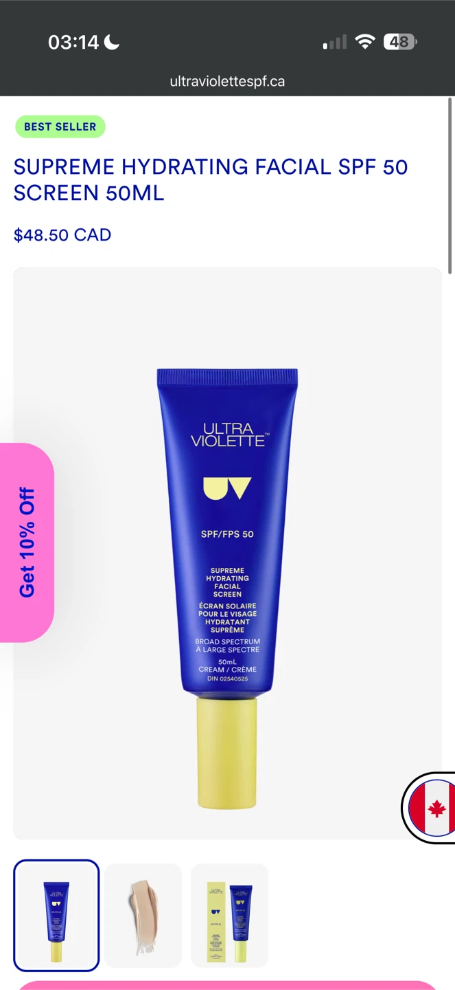 Ultra Violette Supreme Hydrating Facial SPF 50 Screen 50mL - photo 3