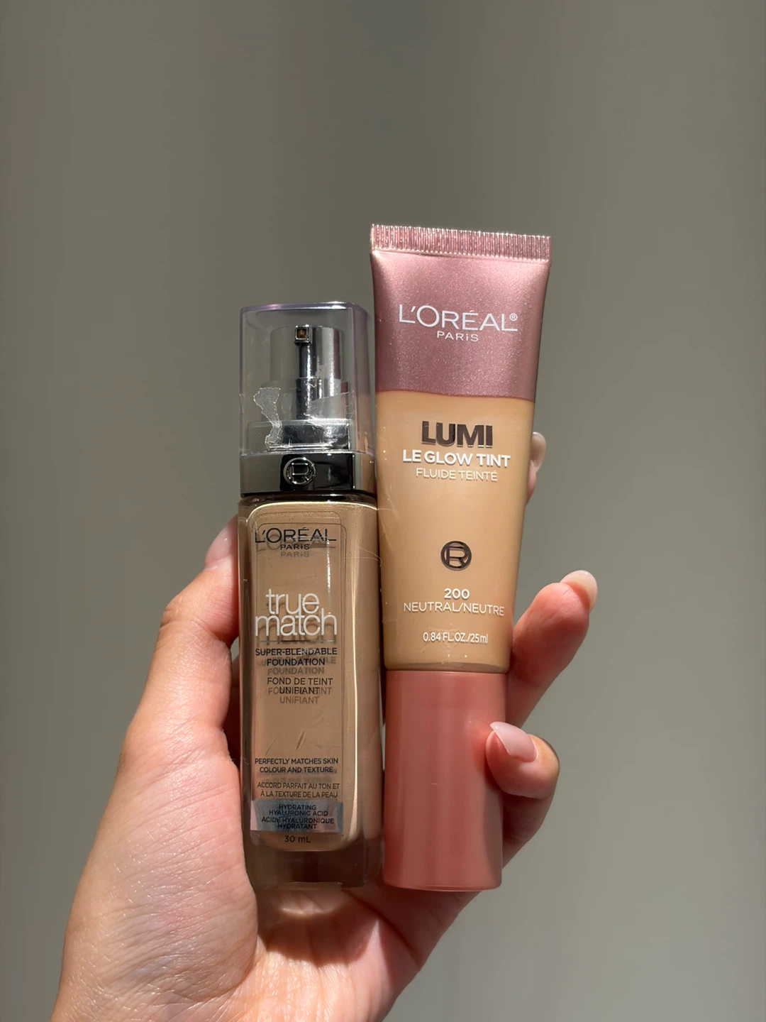 L'Oréal Paris True Match Foundation and Lumi Glow Tint