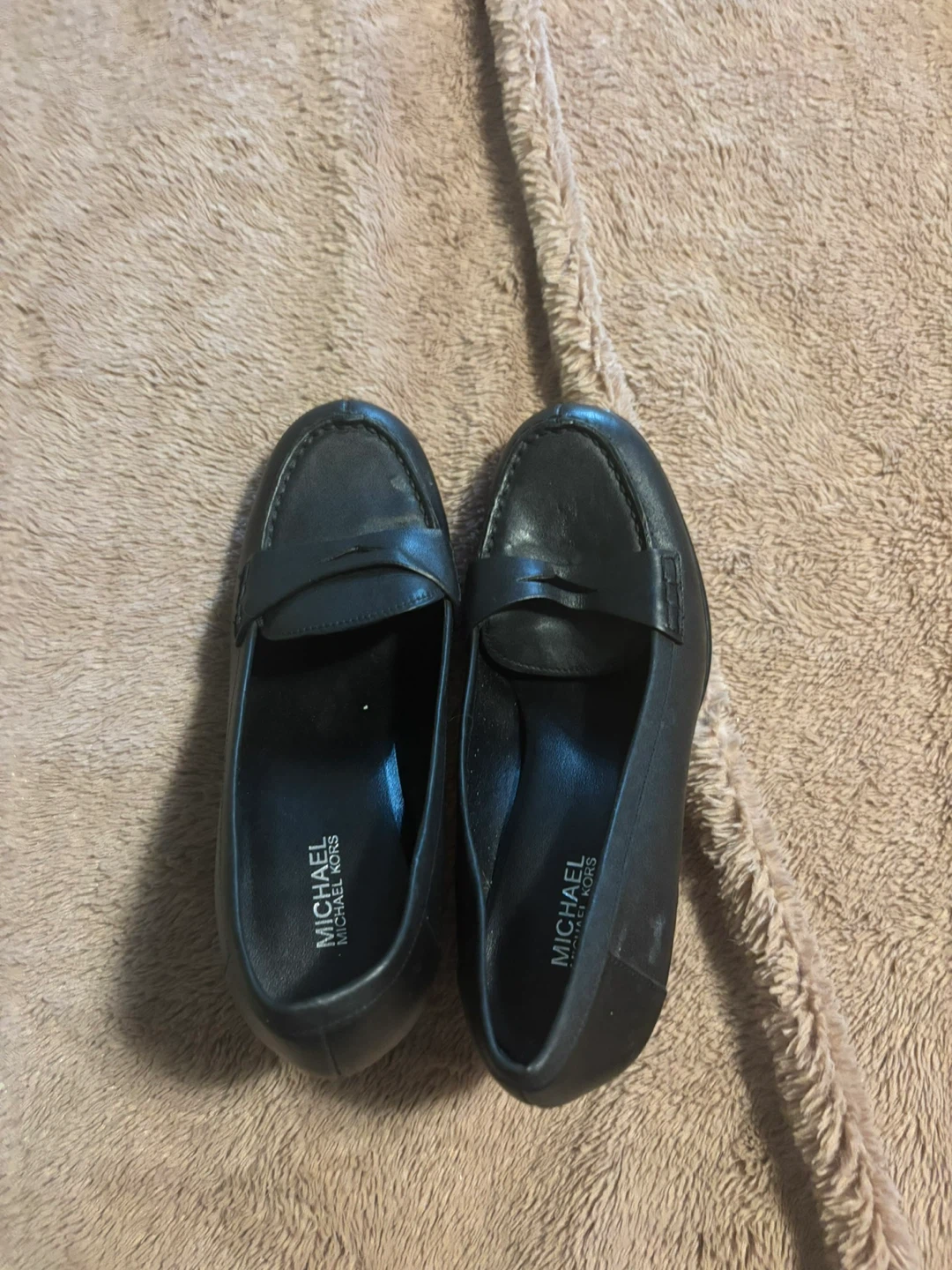 Michael Kors Black Loafers Size 7