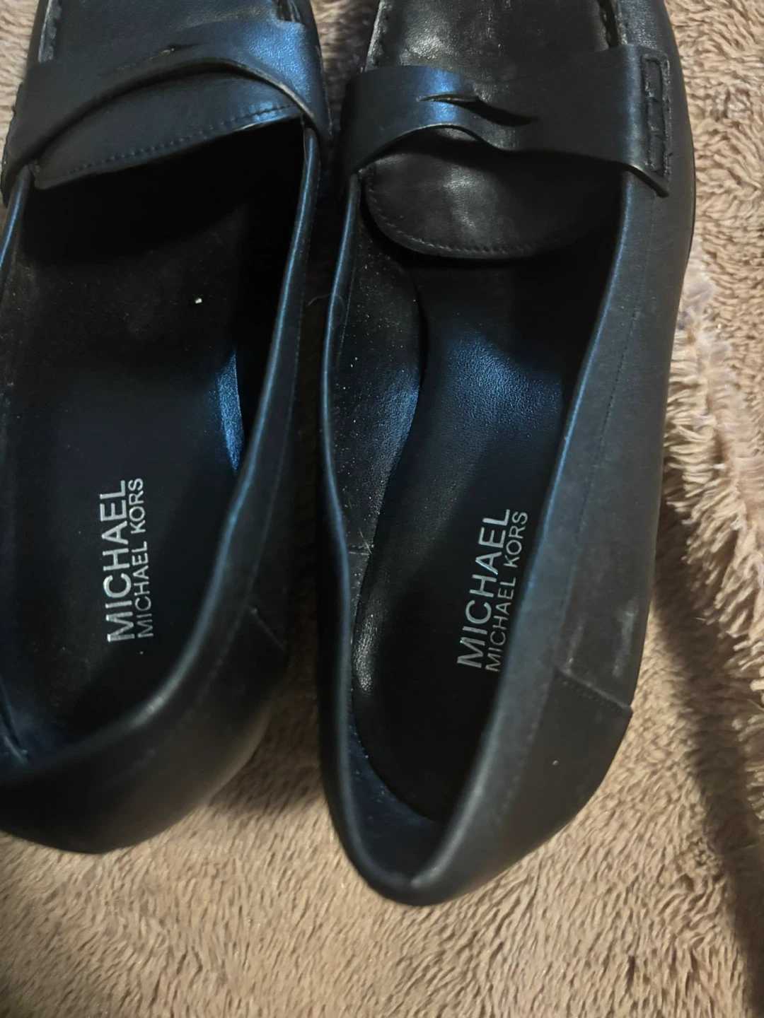 Michael Kors Black Loafers Size 7 - photo 2