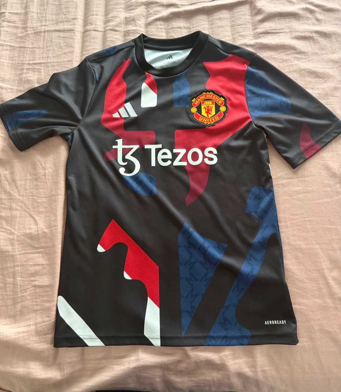 Youth Manchester United Kids AEROREADY Jersey - Size 13-14Y
