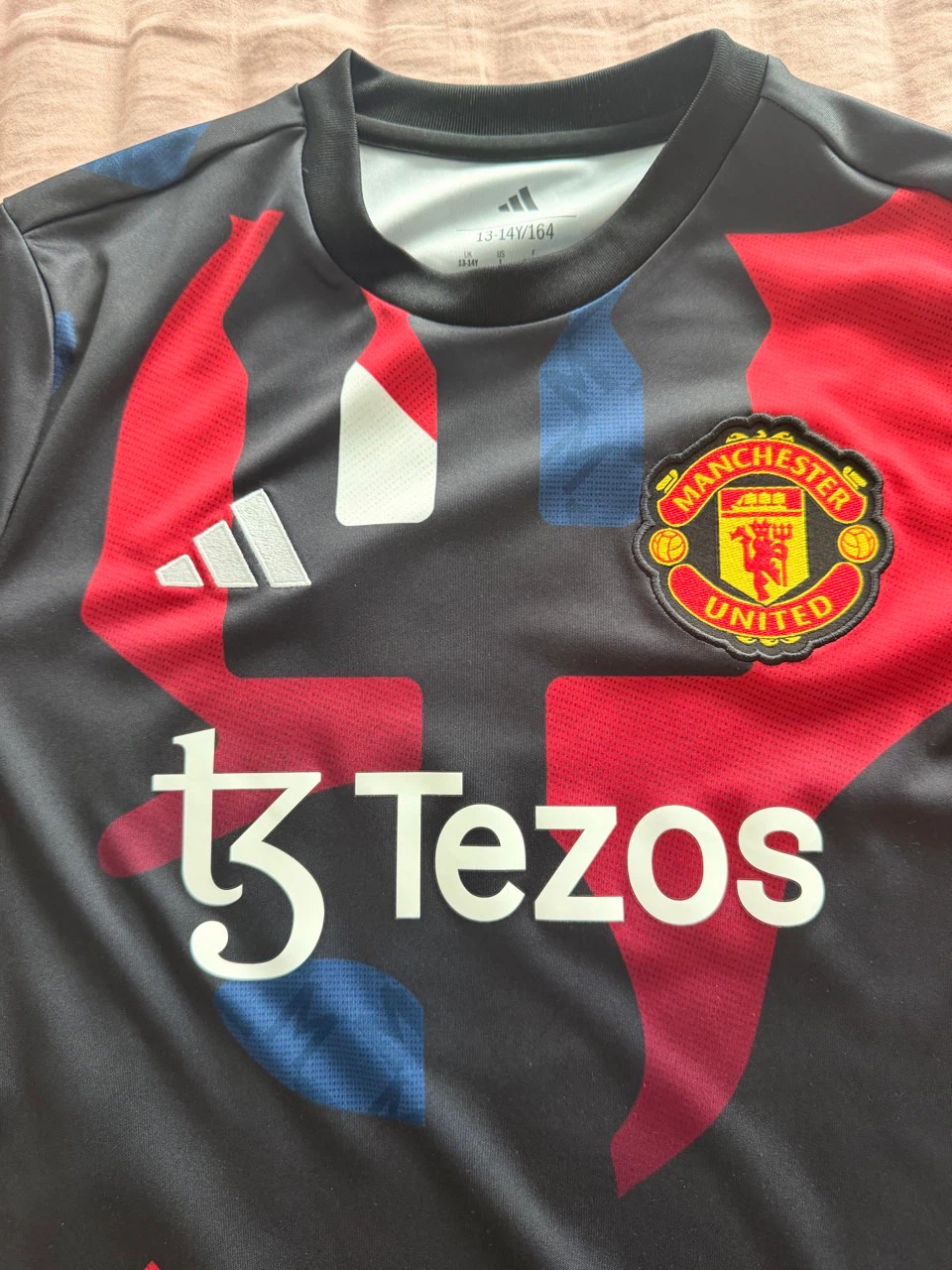 Youth Manchester United Kids AEROREADY Jersey - Size 13-14Y - photo 3