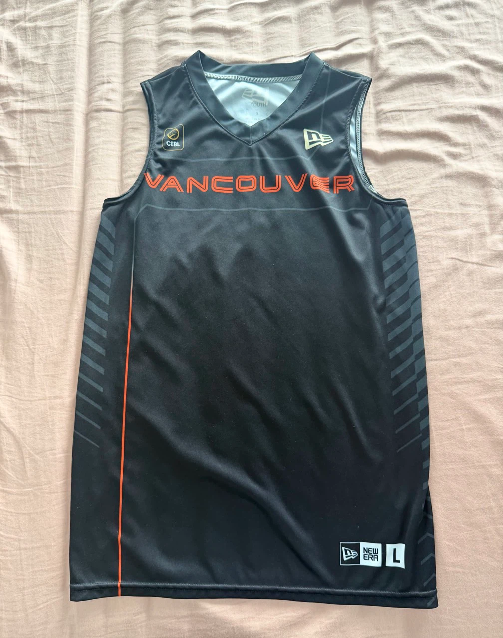 Youth Size L Vancouver CEBL Basketball Jersey