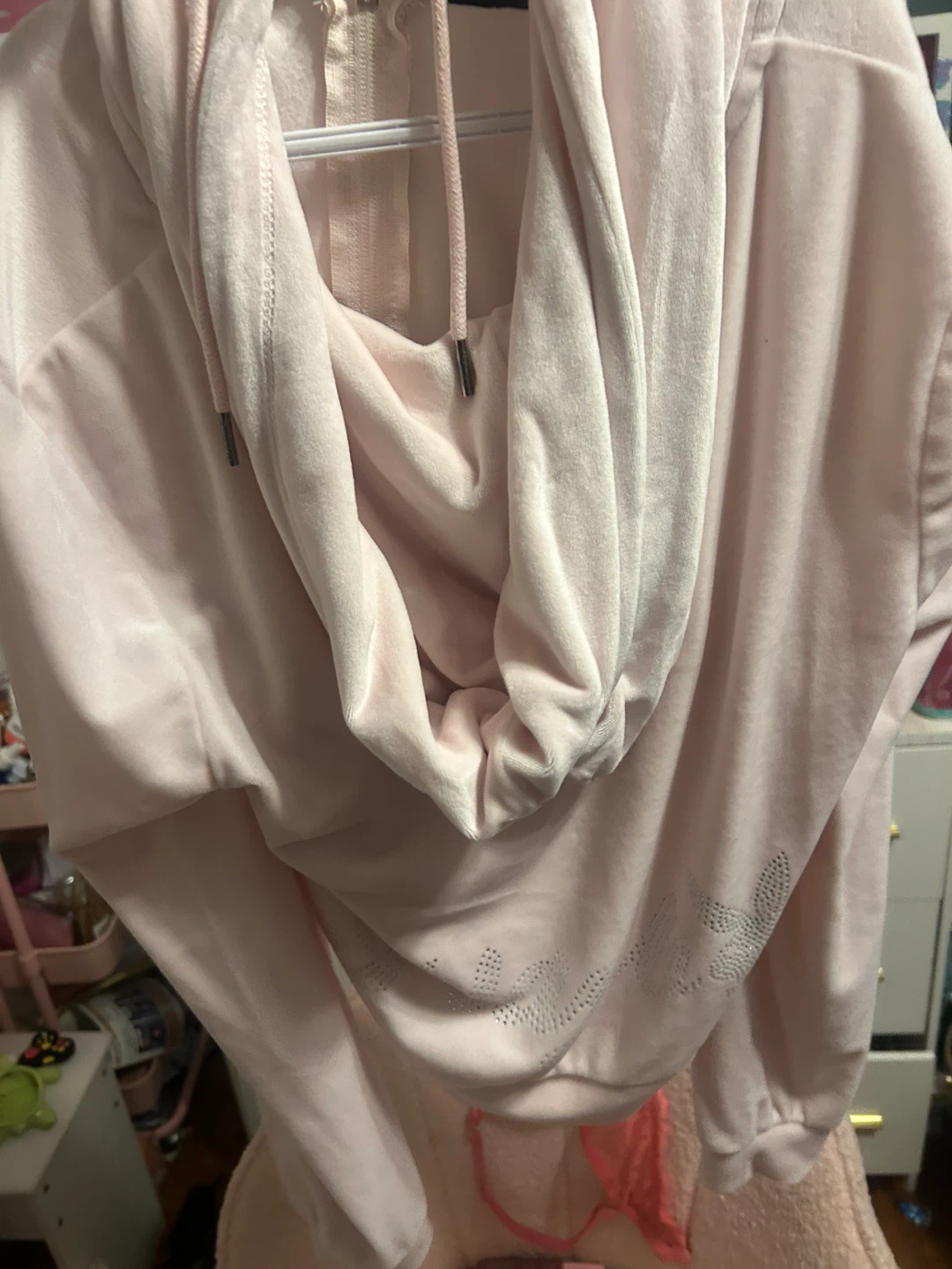 Playboy Velour Hoodie - Pink M/M - photo 4