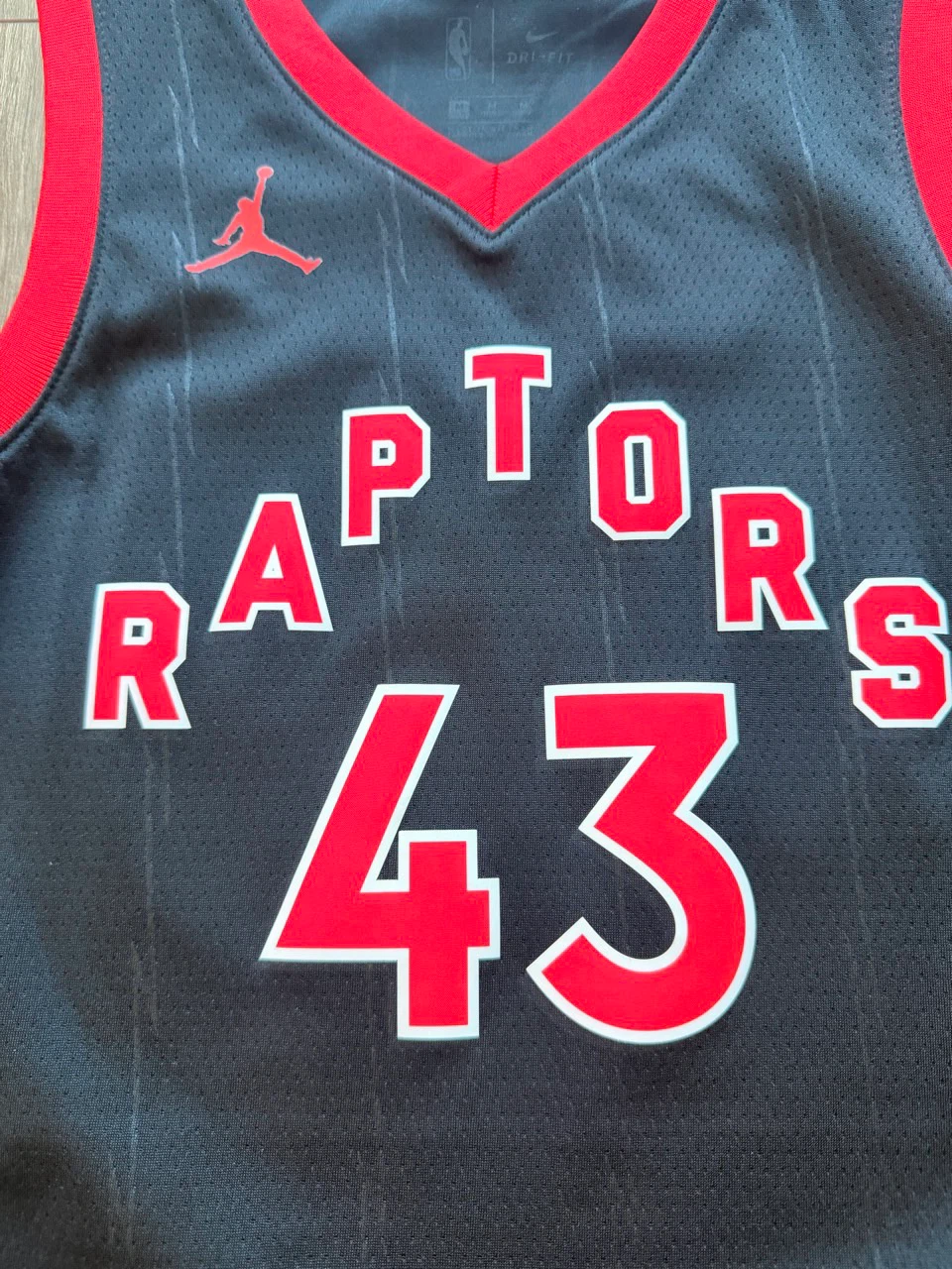 Youth size M Toronto Raptors Jordan Brand Jersey #43 - photo 3