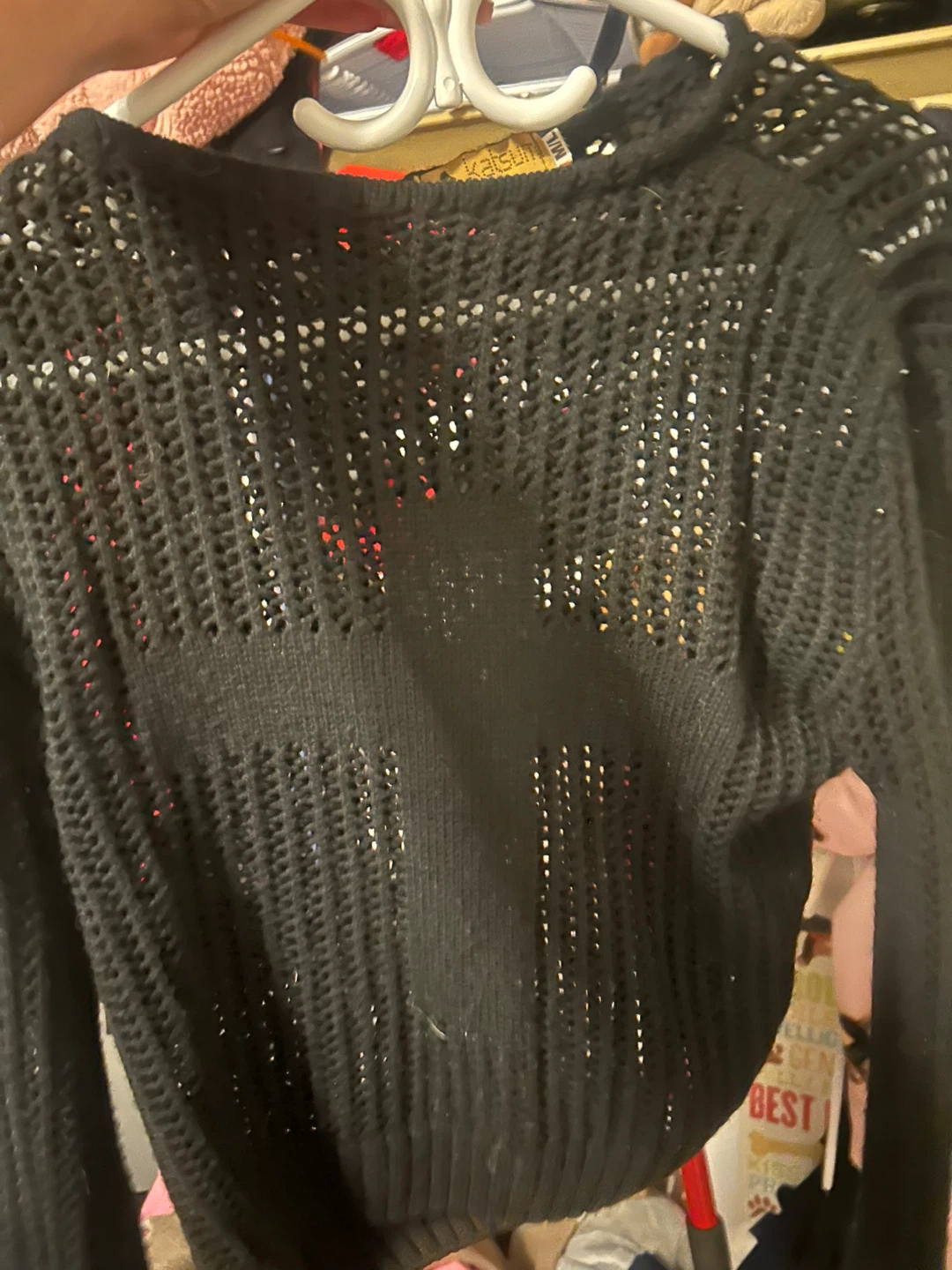 Katsumi Black Cropped Sweater - photo 2