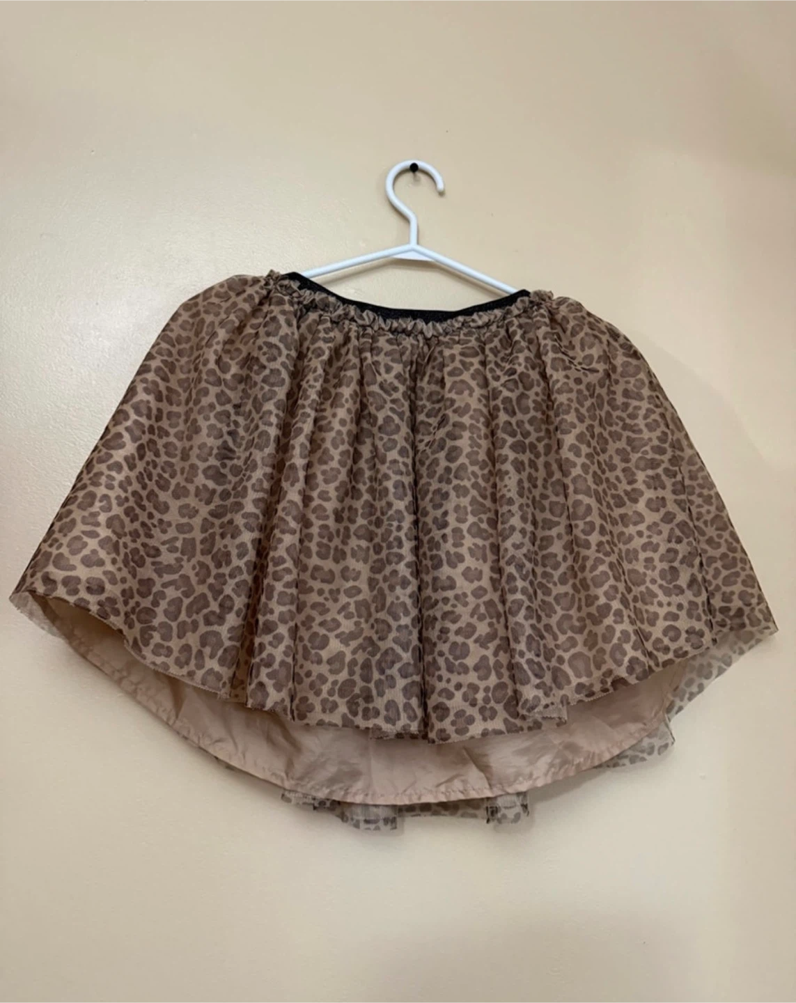 The Children's Place Brown Leopard Print Tulle Skirt size 10/12 - photo 2