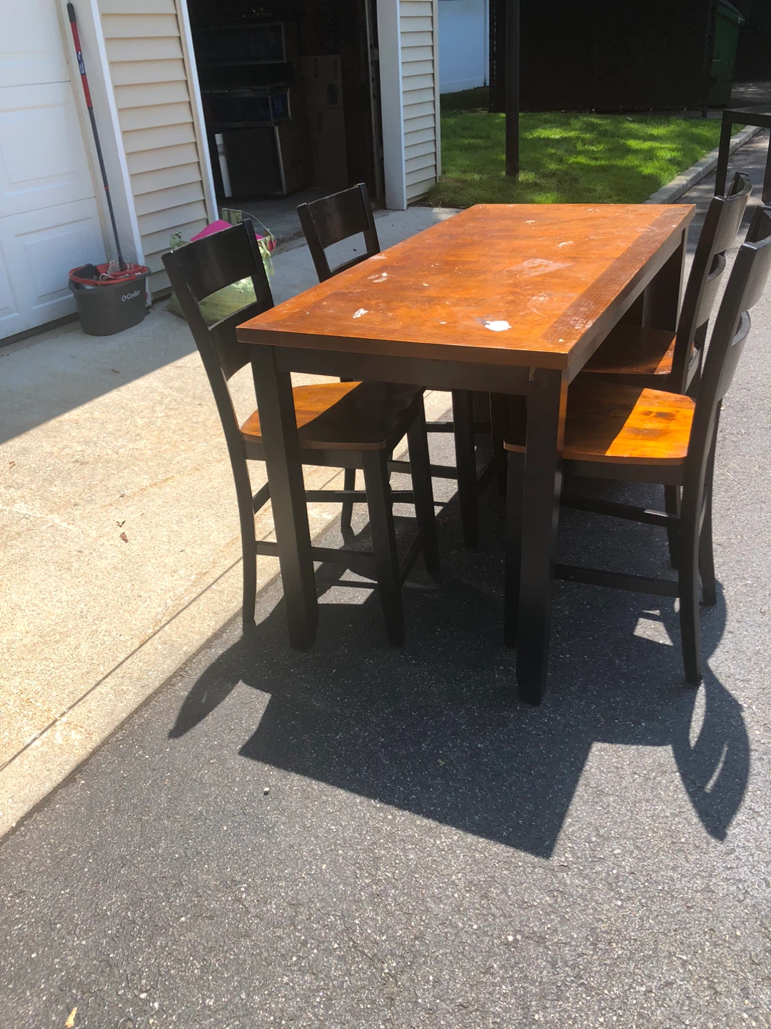Counter Height Table and Chairs Set - photo 2