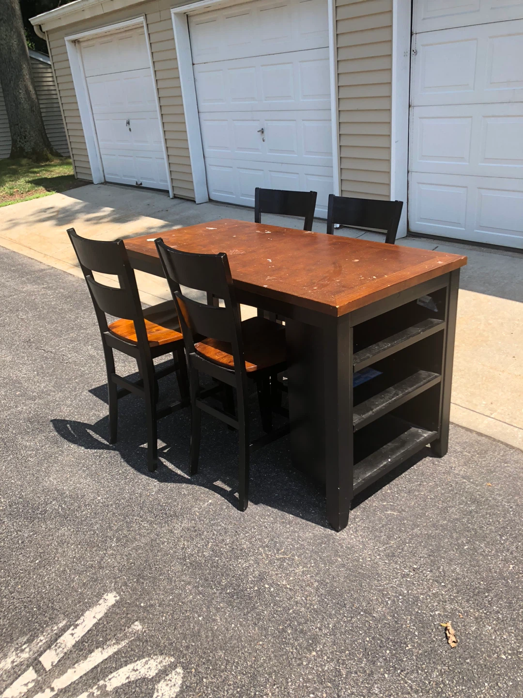 Counter Height Table and Chairs Set - photo 3