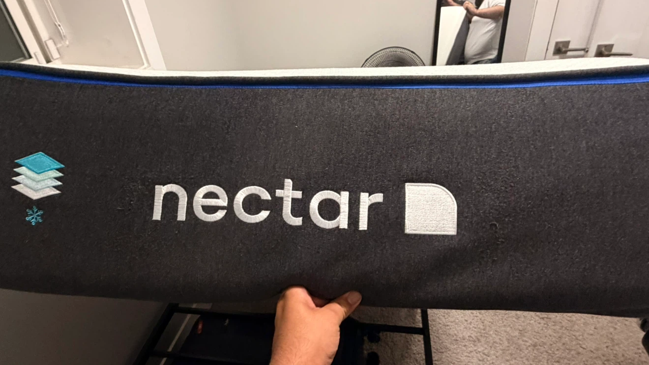 Nectar Twin Mattress and frame (LIKE NEW) - photo 3