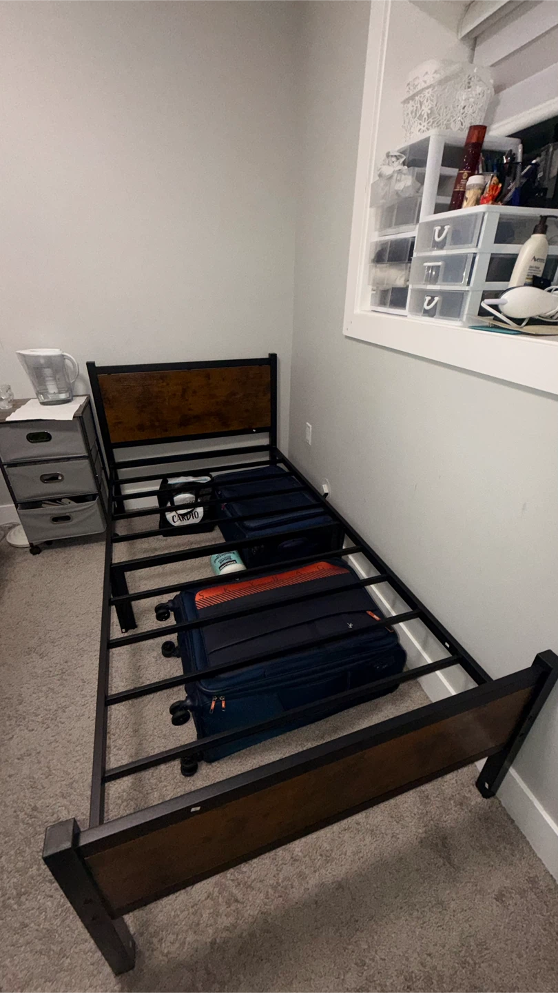 Nectar Twin Mattress and frame (LIKE NEW) - photo 4