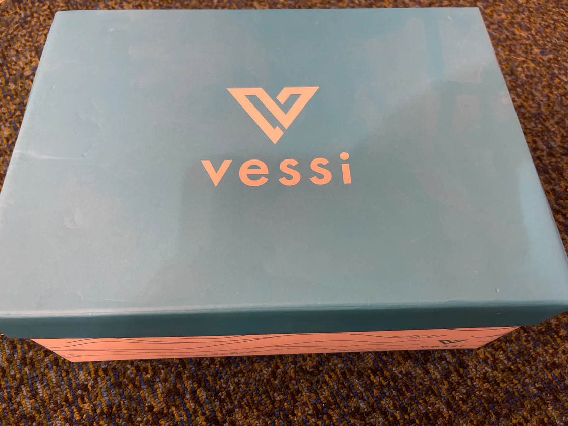 Vessi Grey Knit Sneakers