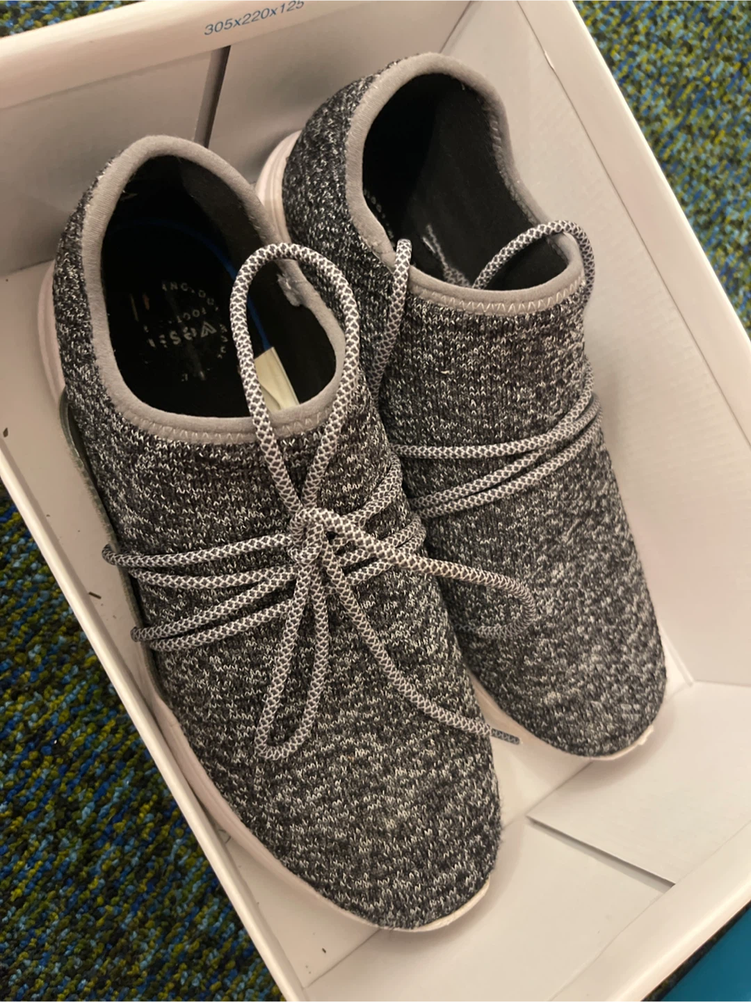 Vessi Grey Knit Sneakers - photo 2