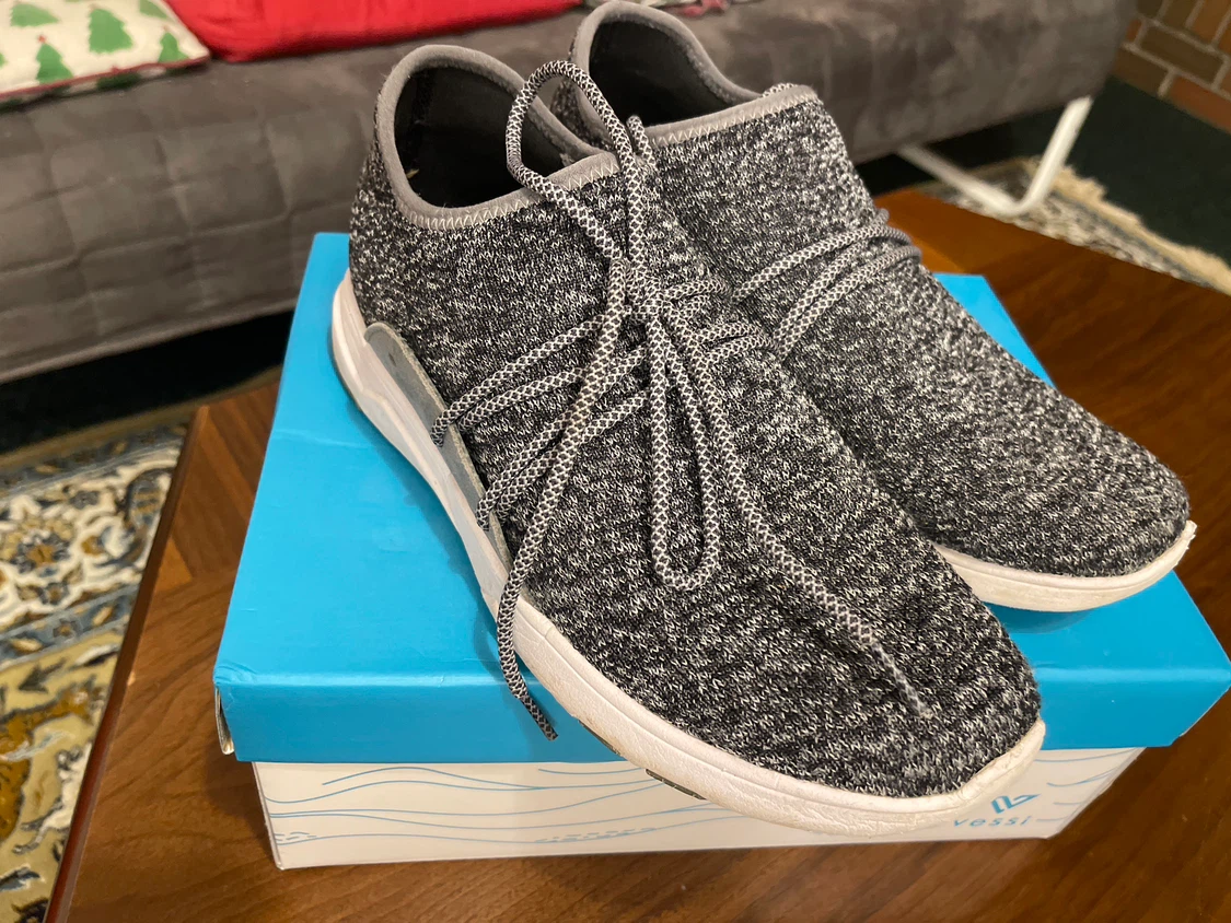 Vessi Grey Knit Sneakers - photo 3